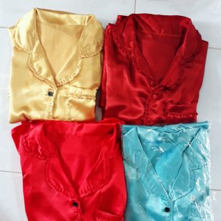 Sét bộ pizama lụa