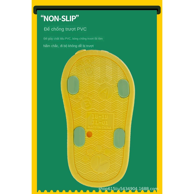 Dép Đi Trong Nhà Chống Trượt Cho Bé 1-3 Tuổi Ttc391