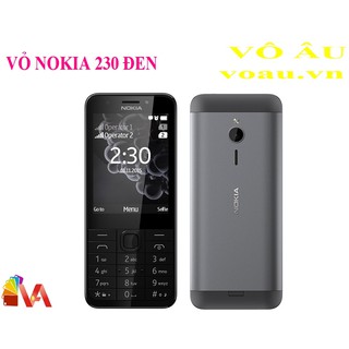 VỎ NOKIA 230 FULL BỘ MÀU ĐEN ZIN
