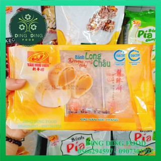 [ Combo 2 Bịch ] Bánh Pía Mini Long Châu Đậu Xanh 200g ( 1 Bịch 6 Cái ) Tân Huê Viên - DING DING FOOD