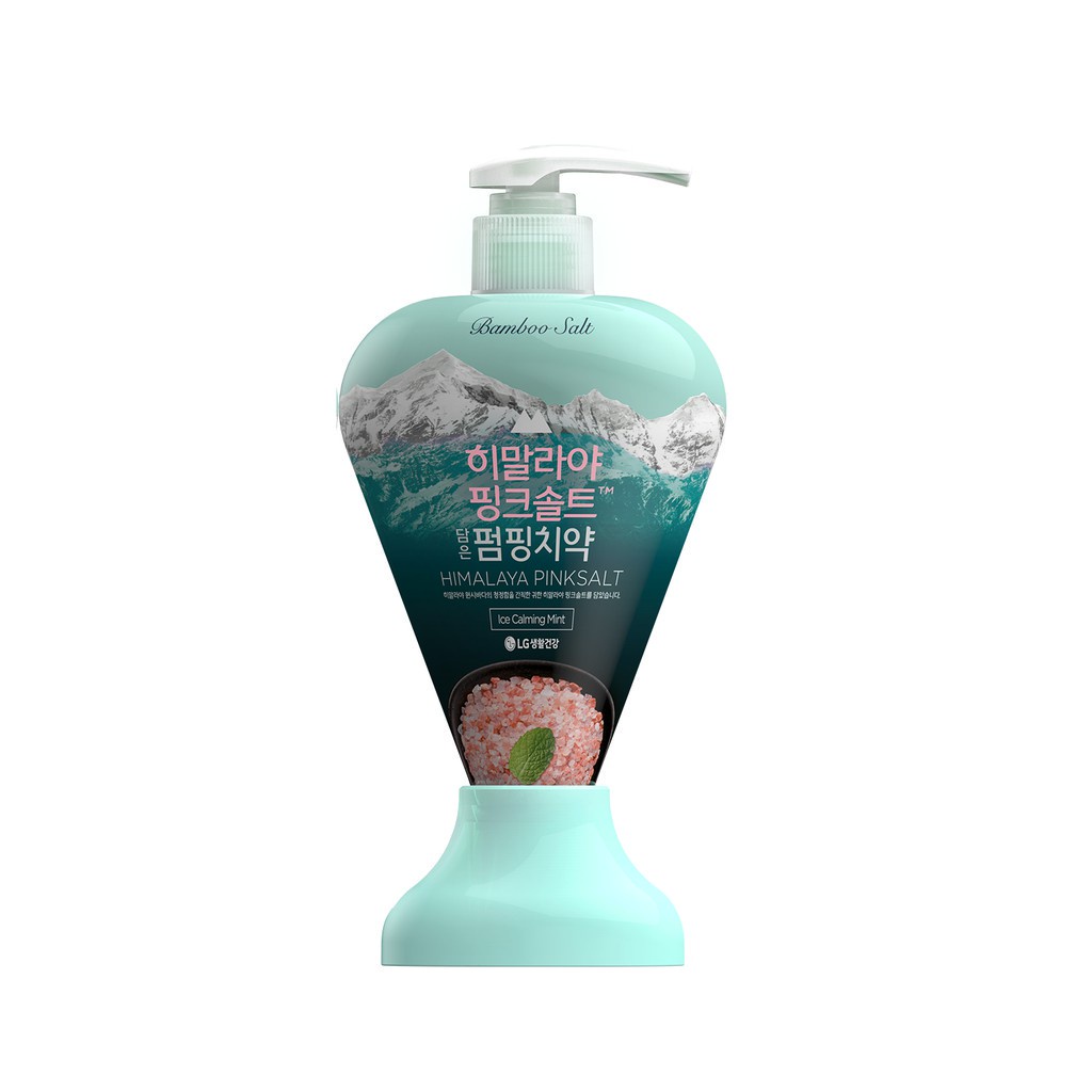 Combo 2 Kem đánh răng Bamboo Himalaya Pink Salt Ice Calming Mint Hương Bạc Hà Mát Lạnh