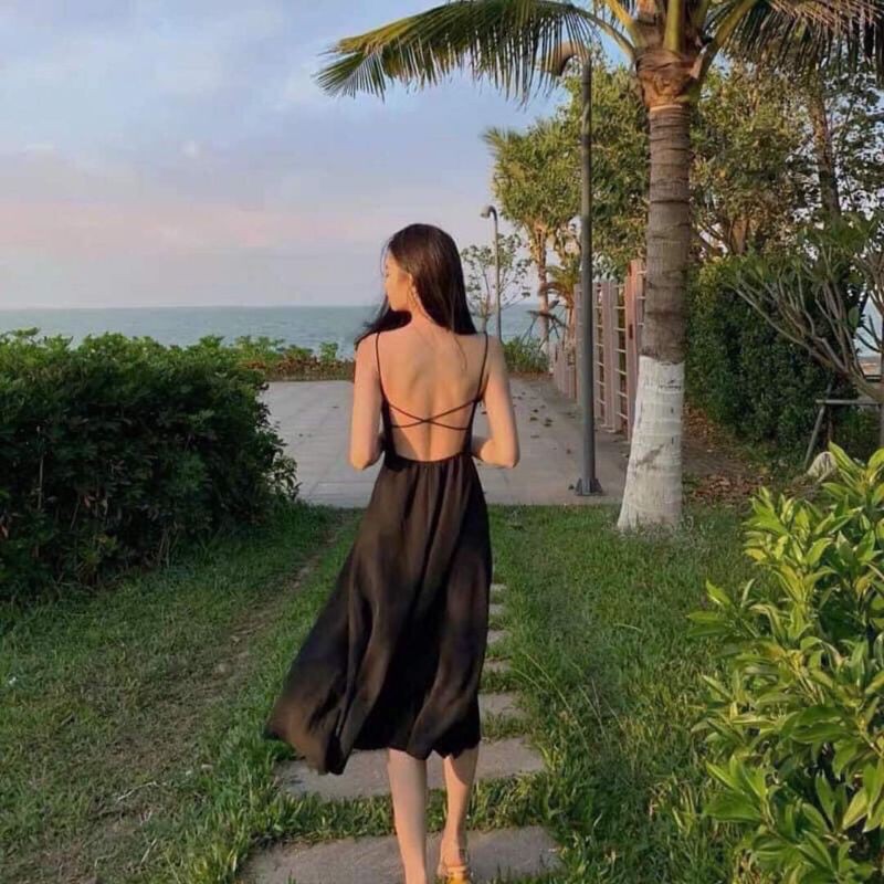 Đầm maxi hai dây 3879 | BigBuy360 - bigbuy360.vn