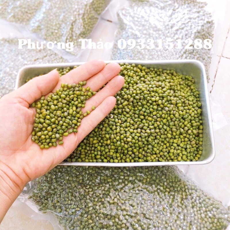Đậu xanh làm giá đỗ xanh quê nguyên vỏ 1kg đóng gói hút chân không hàng y ảnh | BigBuy360 - bigbuy360.vn