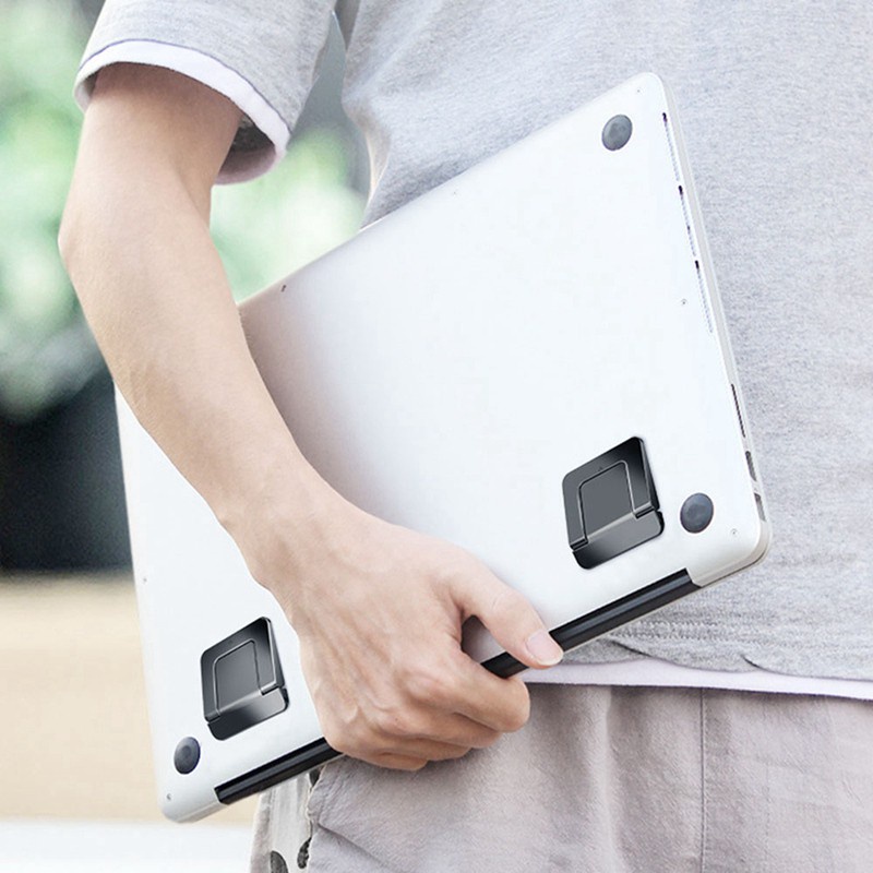 Licheers Mini Laptop Stand, Cooling Ergonomic Anti-Slip Durable