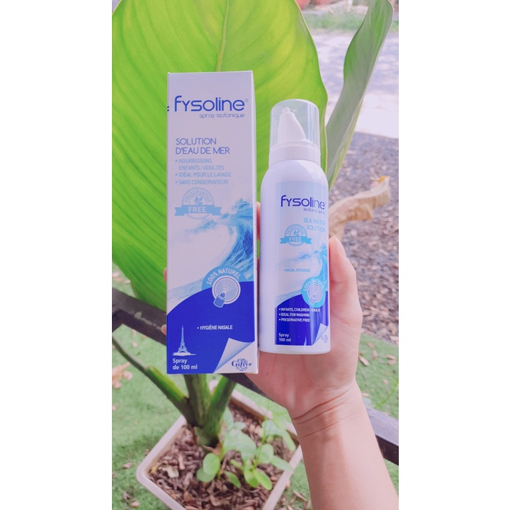 Fysoline - Xịt nước muối biển sâu Fysoline Isotonic spray 100ml cho trẻ - số 1 tại Pháp