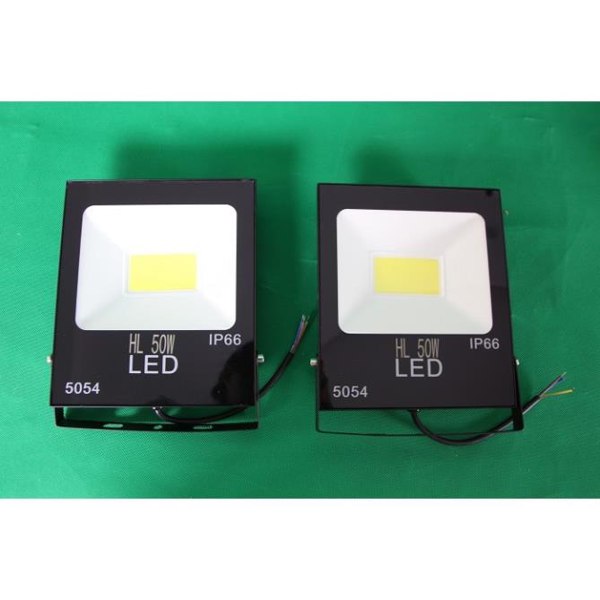 Combo 2 Đèn Led pha HL 50w đủ công suất, đèn sân vườn, đèn pha led giá rẻ