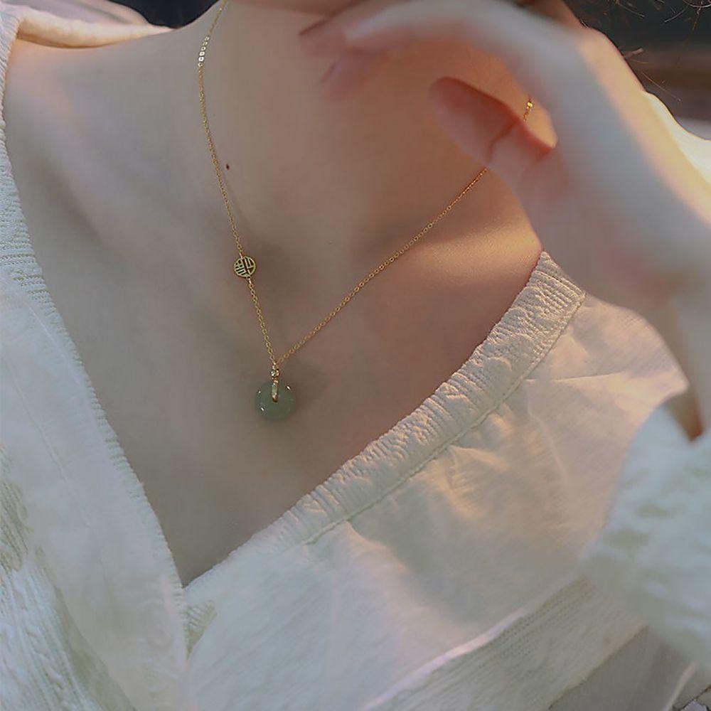Vòng cổ Choker Mặt Tròn Đơn Giản Cá Tính Cho Nữ