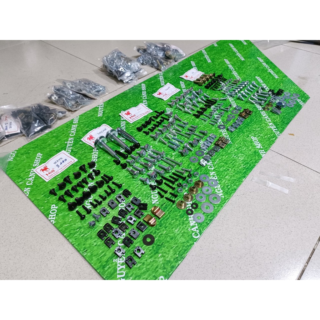 Bộ ốc dàn áo xe Dream Wave Future 1
