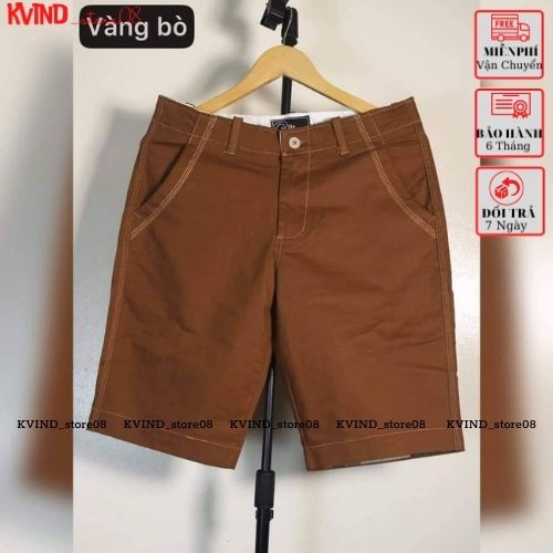Quần Short Nam Kaki Mềm Mịn VICERO 6 Màu Trẻ Trung Phong Cách Hàn Quốc _KVINDstore08