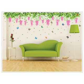Decal dán tường giàn hoa hồng 1 binbin pk92