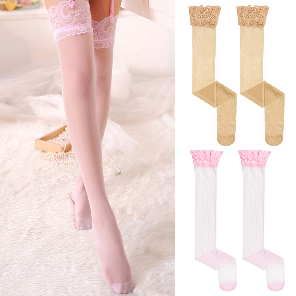 ONLY Elastic Thin Tights Women Accessories The Leg Show Silk Stockings Glossy Thigh Sheer Sexy Girls Female Knee High Stockings/Multicolor