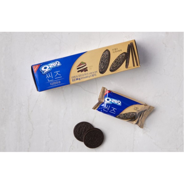 Bánh Oreo mỏng Tiramisu 84g 오레오씬즈 티라미슈 84g