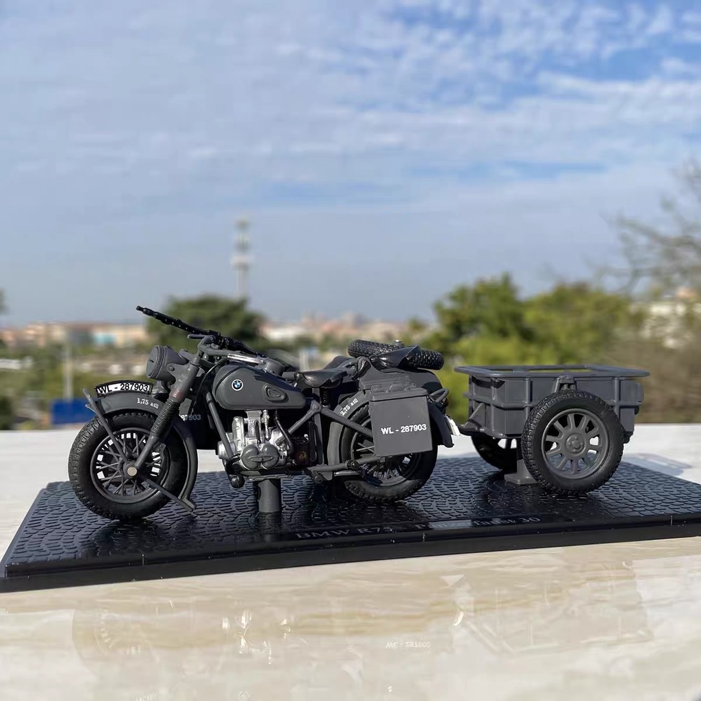 Mô Hình Xe Mô Tô BMW R75 SS18 Tỉ Lệ 1:24 Bằng Hợp Kim Cao Cấp