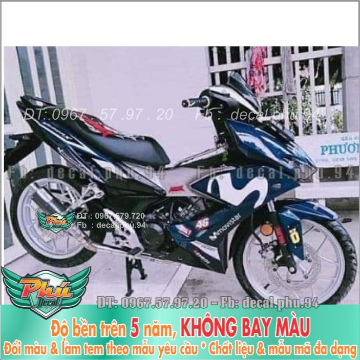 Tem rời Winner X Movistar Xanh trắng (X) -1