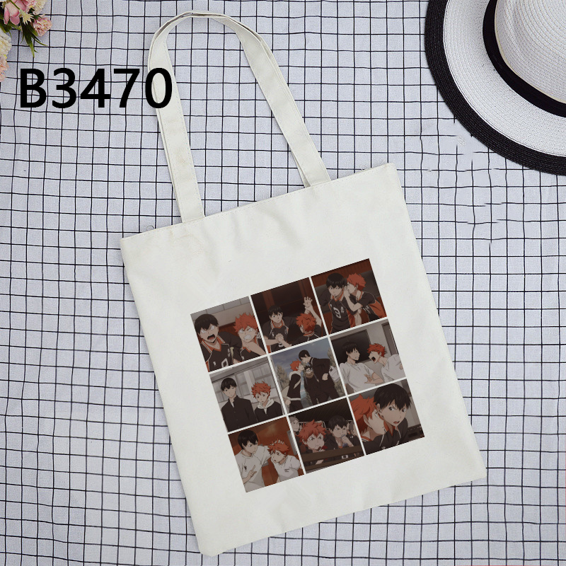 Túi Vải Xách Tay In Hình Anime Haikyuu