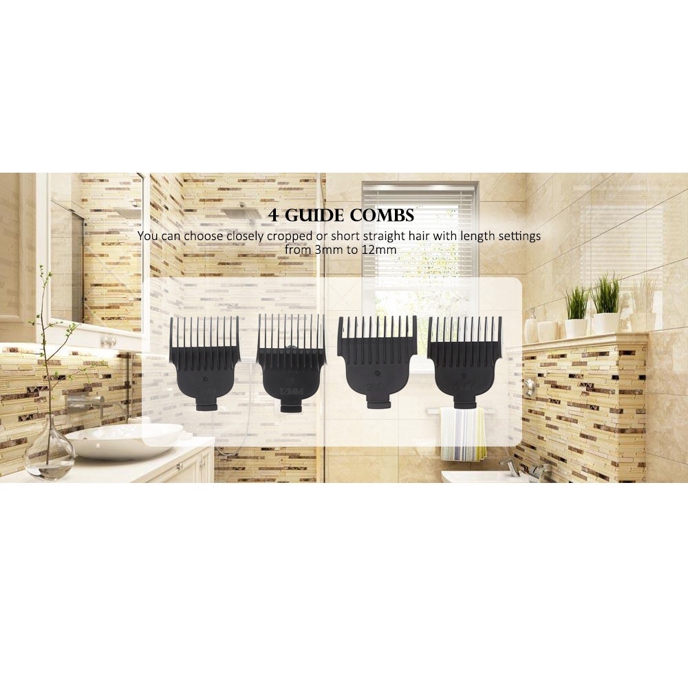 Tông đơ điện cắt tóc cạo râu tiếng ồn thấp chuyên dụng cho nam