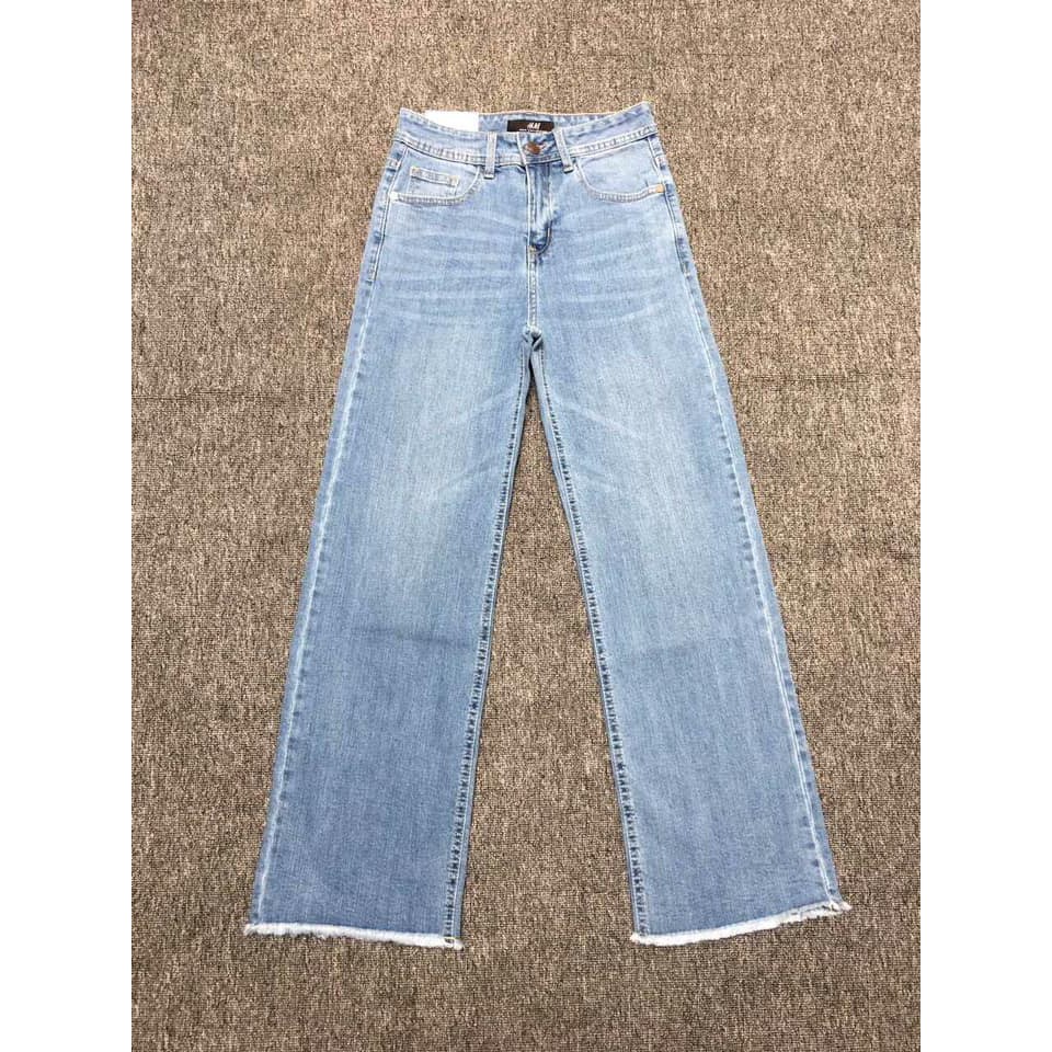Quần jeans ống suông rộng siêu đẹp hàng VNXK
