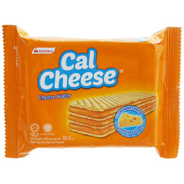 5 gói  bánh xốp phomai calcheese 53,5 gam