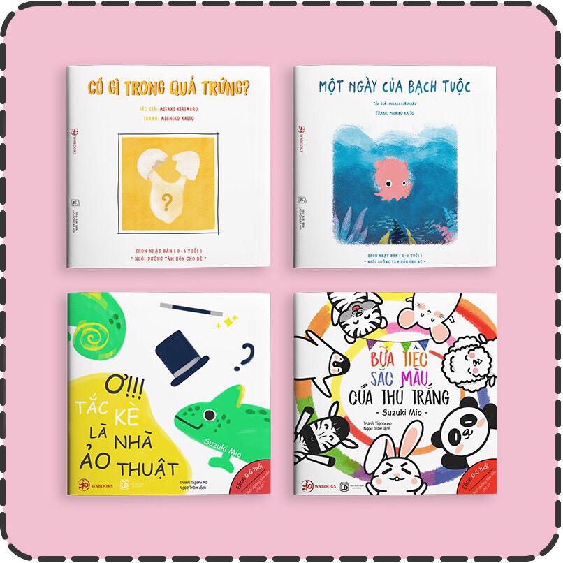Sách - Combo 10 cuốn Màu sắc, Âm thanh, Hình khối - Ehon Nhật Bản cho bé 0 - 6 tuổi | BigBuy360 - bigbuy360.vn
