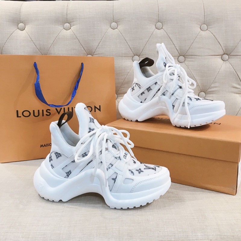 GIÀY LOIUS VUITON TRẮNG CAO CẤP SANG CHẢNH