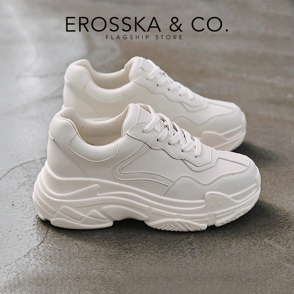 [Mã WABRWS24 giảm 15% đơn 150K] Giày thể thao nữ đế độn thời trang Erosska dáng trơn _ ES003 | BigBuy360 - bigbuy360.vn