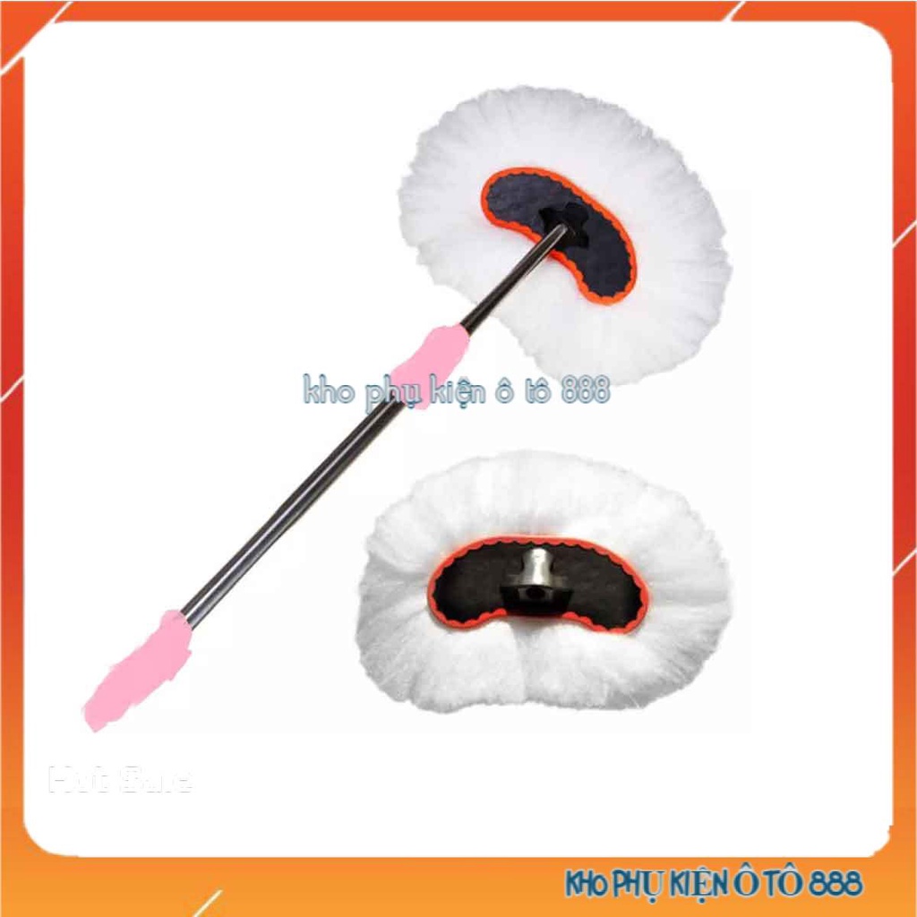 Cây lau rửa xe ô tô cán dài lông siêu mềm