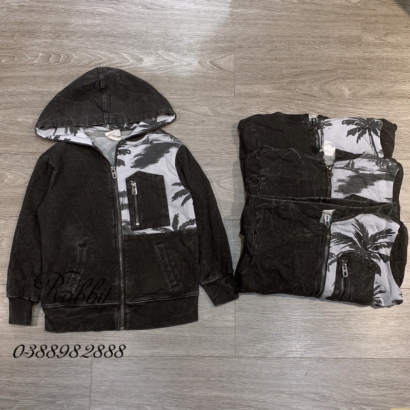Áo khoác denim đen phối- HÀNG SALE KO ĐỔI TRẢ