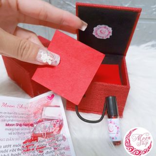 Son giấy cổ trang Handmade Moon Ship ( mẫu nút giả gỗ )