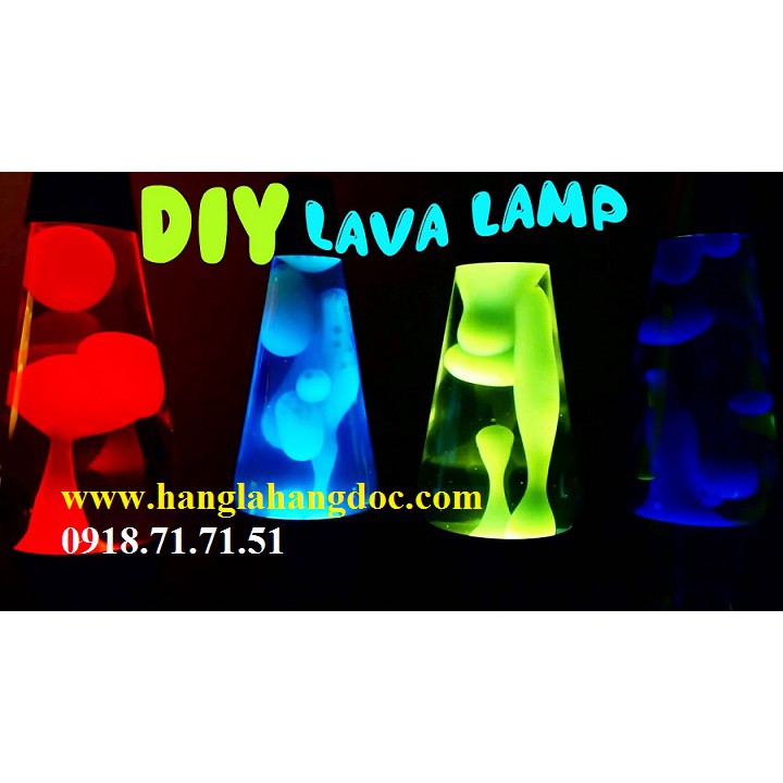 Đèn đối lưu giọt dầu (Lava Lamp) cỡ lớn cao 41cm