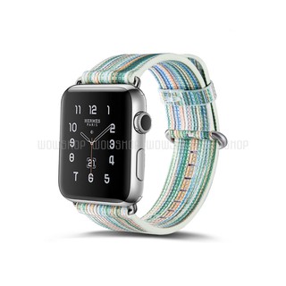 Dây Apple Watch Color Mix da thuộc - Green Mix