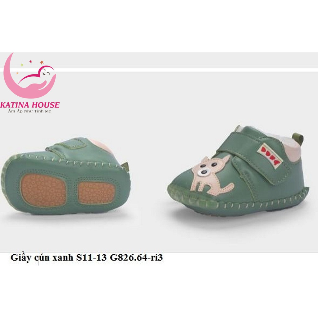 Giày cho bé trai 3 tháng đến 9 tháng, Giày cún siêu cute êm chân Size 11-13