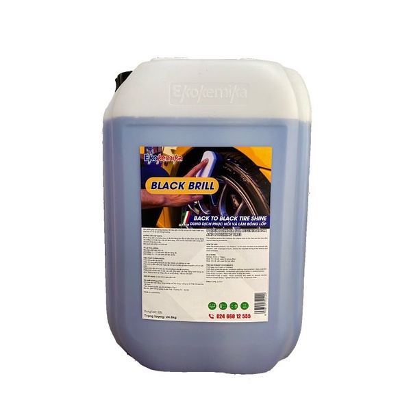 DUNG DỊCH DƯỠNG VÀ BÓNG LỐP EKOKEMIKA BLACKBRILL - 22L
