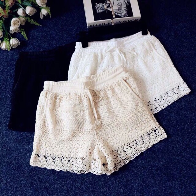 Áo bra đan móc kiểu tua rua ngọc màu sắc (có mút ngực)