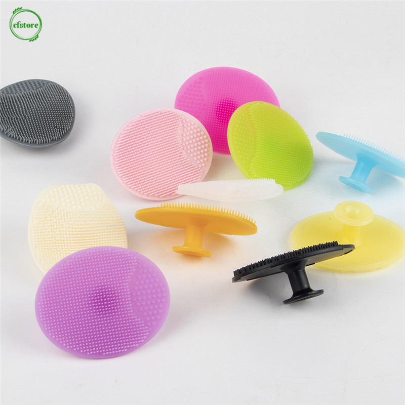 [Hàng mới về] Bàn chải silicon rửa mặt làm sạch mụn đầu đen