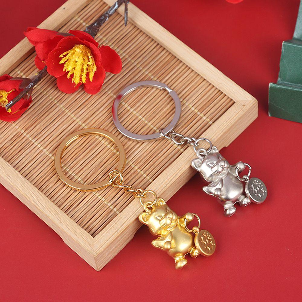 Móc Khóa Hình Hổ Hoạt Hình Trung Hoa Dễ Thương