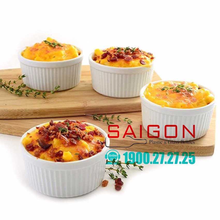 Khuôn Sứ Ramekin Làm Bánh Cao Cấp | Tùy Chọn Mẫu Mã