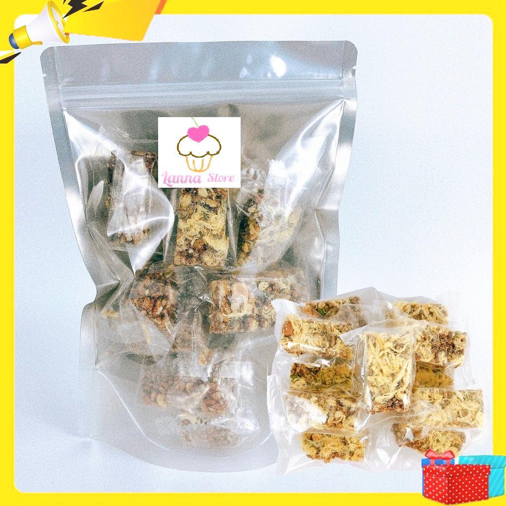 Thanh Gạo Lứt Granola Mix Rong Biển Chà Bông ngũ cốc  ăn kiêng, gym, yoga, eat clean, giảm cân tăng cơ ngon  - Gói 250gr