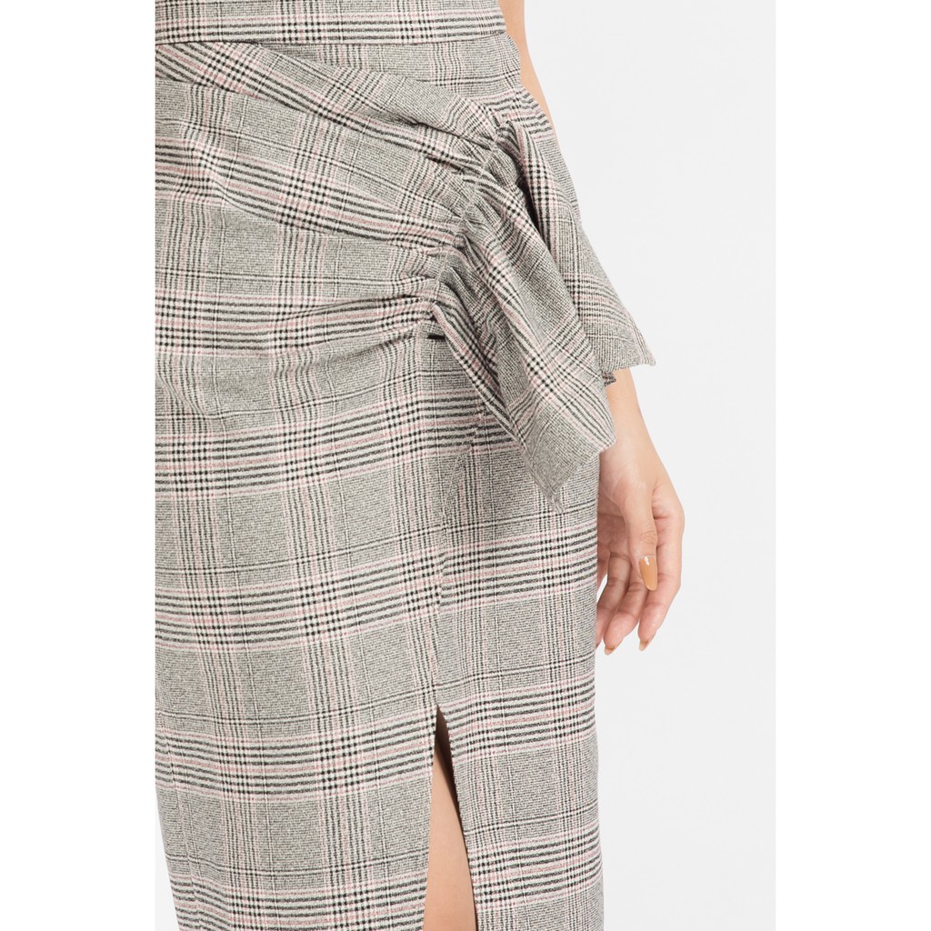 Đầm ôm 2 dây vạt đắp chéo 20Again DOA0123 | BigBuy360 - bigbuy360.vn