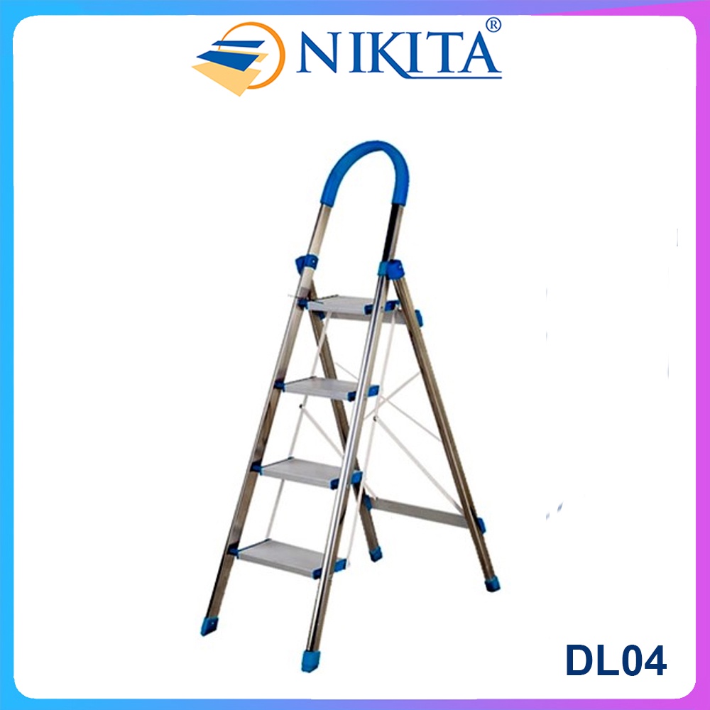 Thang ghế NIKITA DL04 4 Bậc lớn bằng nhôm