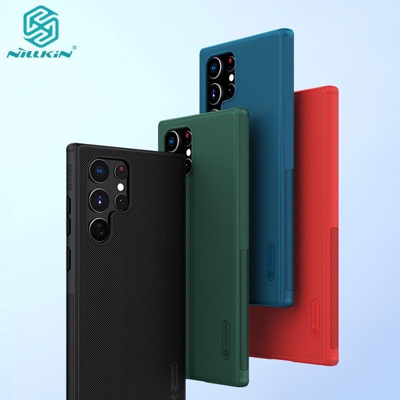 Ốp lưng nhám sần viền dẻo Nillkin Super Forester Shield Pro Matte cho Samsung S23 ,S23 Plus,S23 Ultra,S22 Plus,S22 Ultra