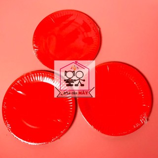 Set 10 đĩa giấy/dĩa giấy làm thủ công