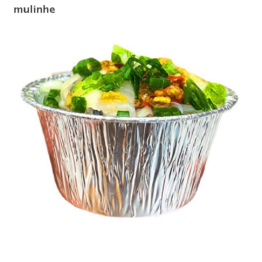 Set 10 Khuôn Giấy Nhôm Làm Bánh Tart Trứng Mini