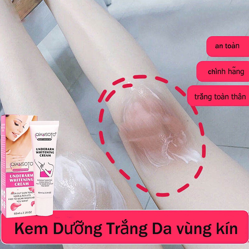 Kem Dưỡng Trắng Da vùng kín kem trắng nách tay Giảm Thâm Nách Đầu Gối Khuỷu Tay Gần Làm Da Trắng Sáng Tự Nhiên