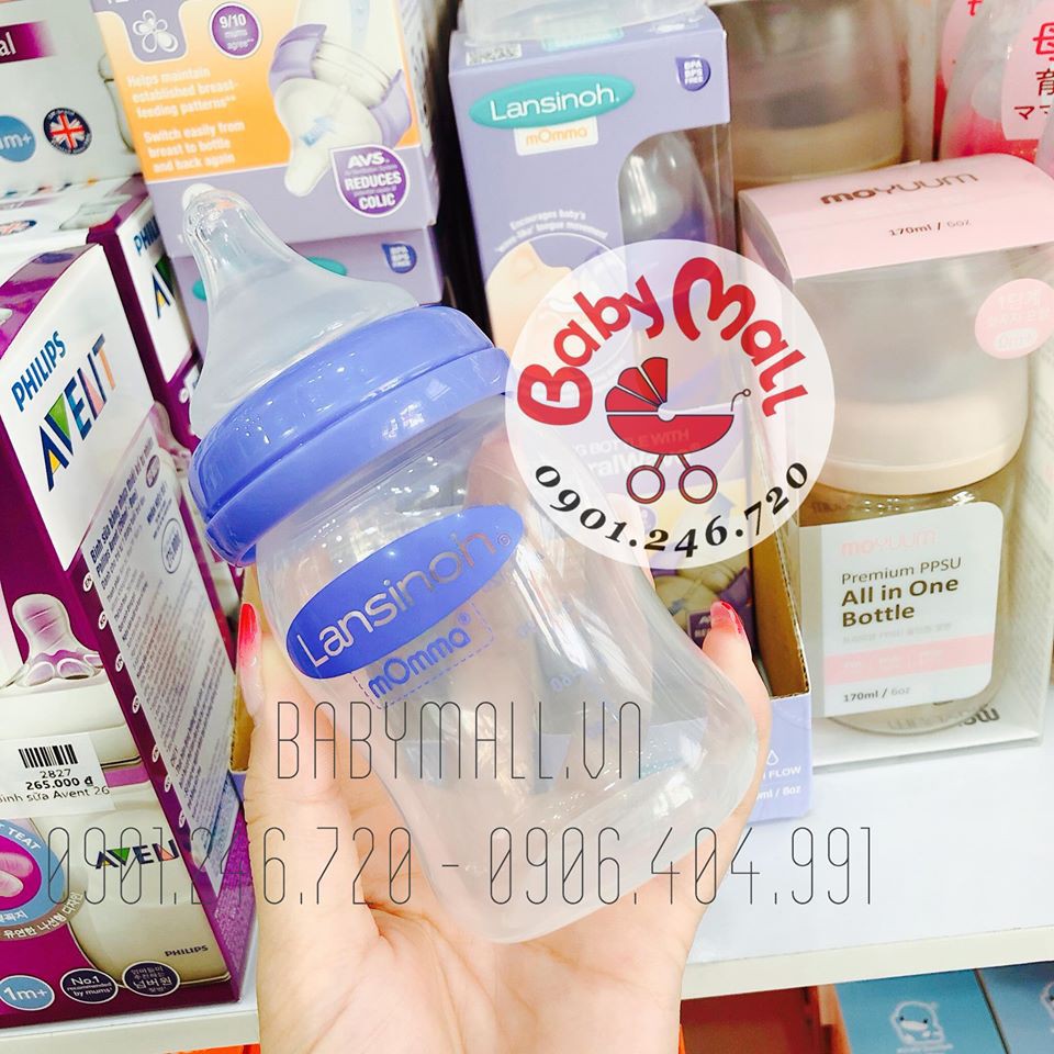 Bình sữa LANSHINOH - Mỹ 160-240ml