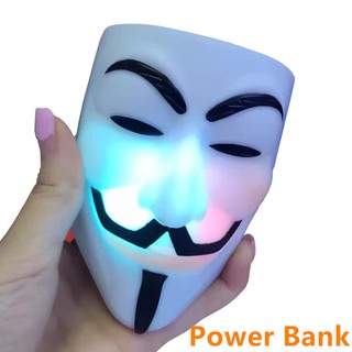 Mask 12000mAh Fast Charging USB Mobile Power Bank Case Kit Android IOS