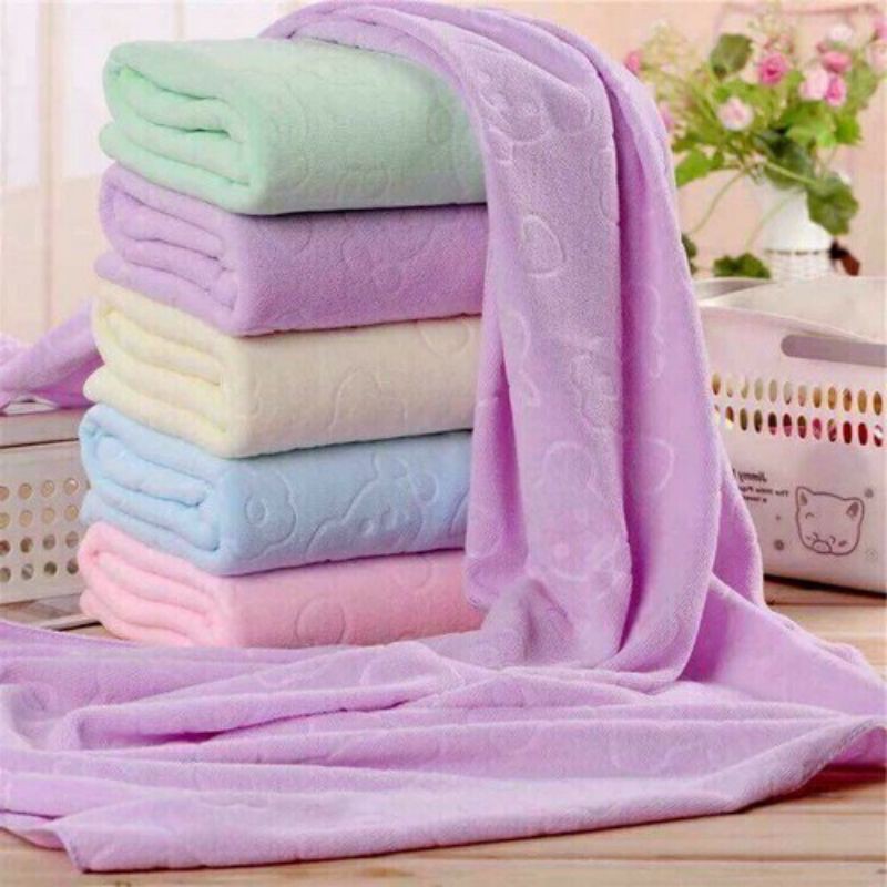 [ Xả ] Set 6 khăn tắm. khăn quấn người giữ ấm cho bé