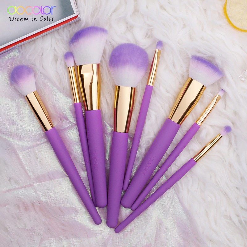 Bộ Cọ Trang Điểm docolor 8 Pieces Skin Affinity Brush Set