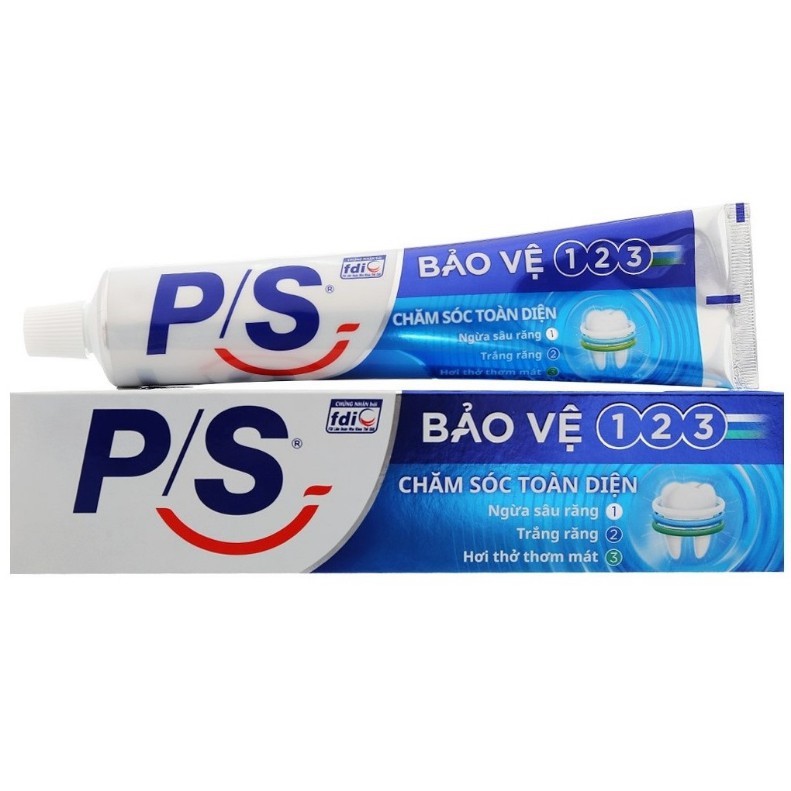 Kem đánh răng PS bảo vệ 123 thiên nhiên 180g
