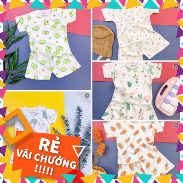 Combo 25 bộ cộc cotton, vải quảng châu cài vai hàng đẹp ( sỉ)