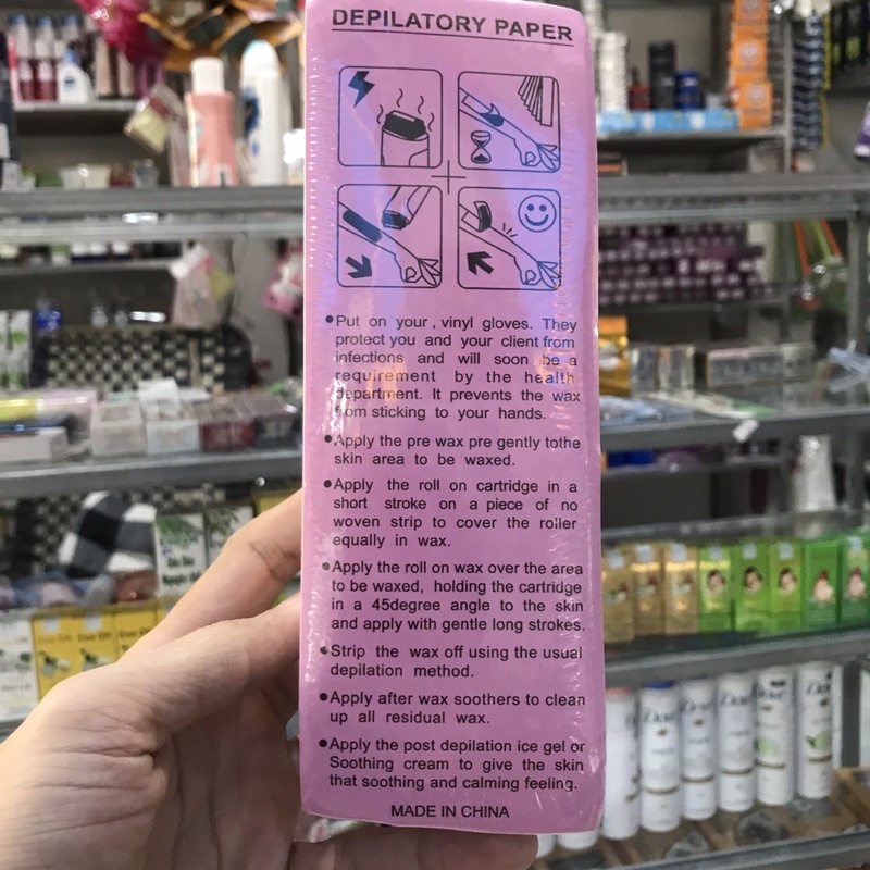 Combo 10,20 Miếng Giấy Wax lông mềm mại Depilatory paper